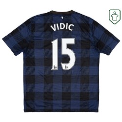 Maglia retrò trasferta uomo Manchester United 2013/14 Vidic #15