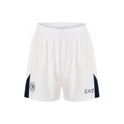 Pantaloncini Casa Napoli Uomo 2024/25 - Bianco/Blu Marino