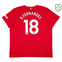 Maglia retrò casa uomo Manchester United 2021/22 B. Fernandes #18
