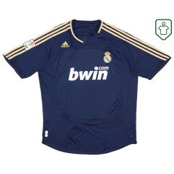 Uomo Maglia retro trasferta Real Madrid 2007/08 Blu scuro