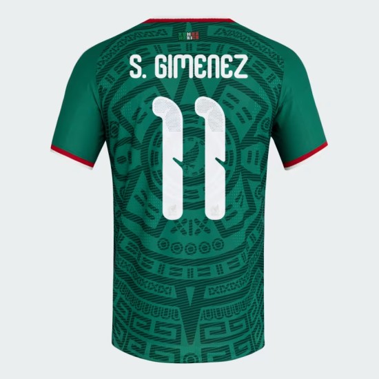 Maglia Ufficiale Casa Messico 2026 Uomo S. GIMENEZ #11