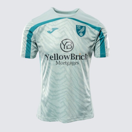 Maglia Pre Gara Terza Norwich City 2025/26 Bambino