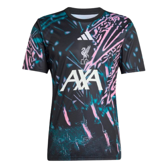 Maglia Pre-partita Terza Liverpool 2025/26 da Uomo - Nera