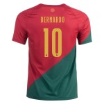 Bernardo Silva #10 Portogallo Maglia Casa Coppa del Mondo 2022