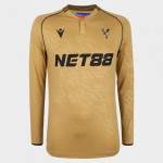 Bambino Crystal Palace 2025/26 Terza Maglia Manica Lunga Aquila Oro