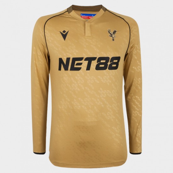 Bambino Crystal Palace 2025/26 Terza Maglia Manica Lunga Aquila Oro