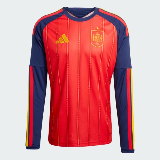 Maglia a maniche lunghe home Coppa del Mondo 2026 Spagna bambino