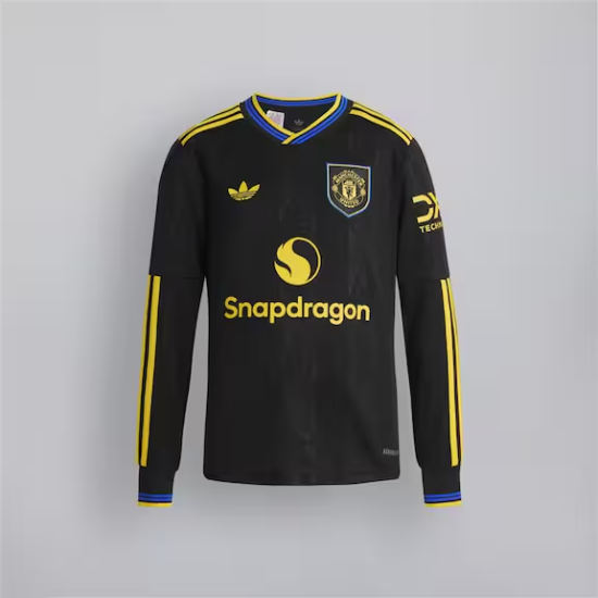 Maglia Maniche Lunghe Terza Bambino Manchester United 2025/26
