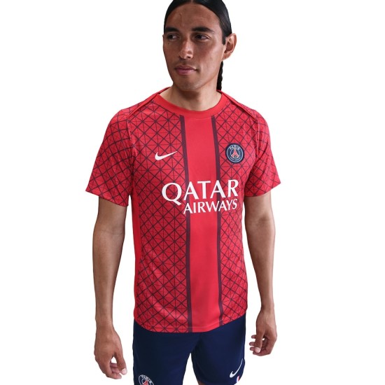 Bambino Maglia Pre-partita Third PSG 2025/26 - Rossa