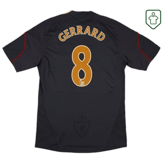 Maglia retrò trasferta uomo Liverpool 2009/10 Gerrard #8 Maglia retrò trasferta uomo Liverpool 2009/10 Gerrard #8