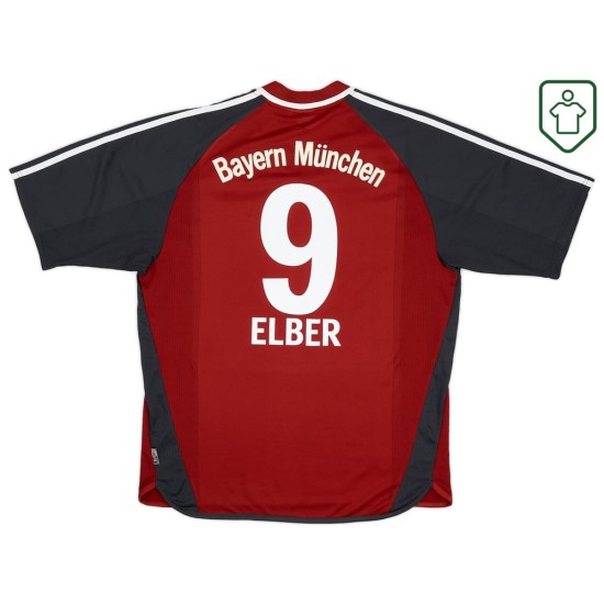 Maglia retrò Bayern Monaco 2001/02 Casa Uomo Elber #9
