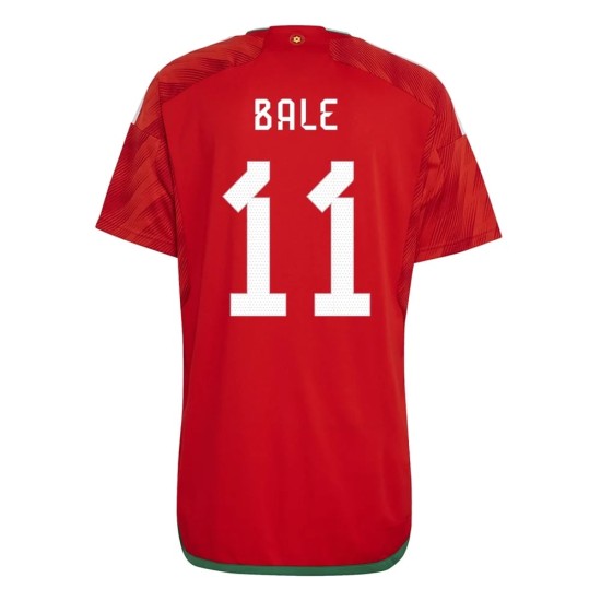 Gareth Bale #11 Galles Maglia Casa Coppa del Mondo 2022