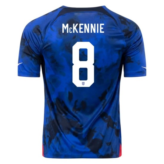 Maglia Trasferta Weston McKennie #8 USMNT Coppa del Mondo 2022 Maglia Trasferta Weston McKennie #8 USMNT Coppa del Mondo 2022