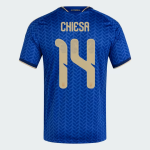 Maglia Ufficiale Casa Italia 2026 Uomo CHIESA #14 Maglia Ufficiale Casa Italia 2026 Uomo CHIESA #14