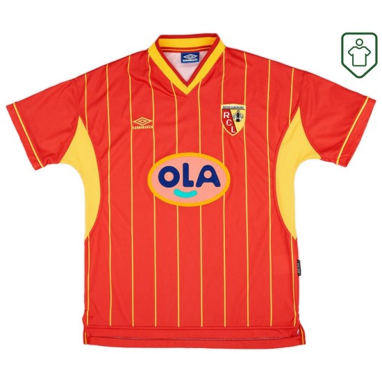 Uomo Maglia retro casa RC Lens 1999/00