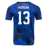 Alex Morgan #13 USMNT Maglia Trasferta Coppa del Mondo 2022