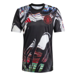 Uomo Manchester United 2025/26 Terza Maglia Pre Match - Nero
