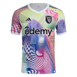 Maglia Terza Pre Partita Bianca Uomo San Jose Earthquakes 2025