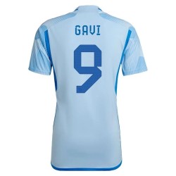 Gavi #9 Spagna Maglia Trasferta Coppa del Mondo 2022 Gavi #9 Spagna Maglia Trasferta Coppa del Mondo 2022