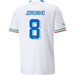 Jorginho #8 Italia Maglia Trasferta Coppa del Mondo 2022