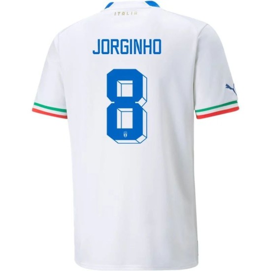 Jorginho #8 Italia Maglia Trasferta Coppa del Mondo 2022