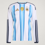 Maglia Bambino Argentina 2026 Home Ufficiale Coppa del Mondo Maniche Lunghe