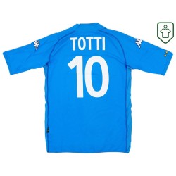 Maglia retrò Italia 2002 casa da uomo Totti #10