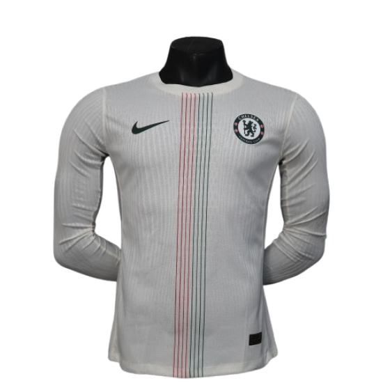 Bambino Chelsea 2025/26 Maglia Away Manica Lunga Bambino Chelsea 2025/26 Maglia Away Manica Lunga