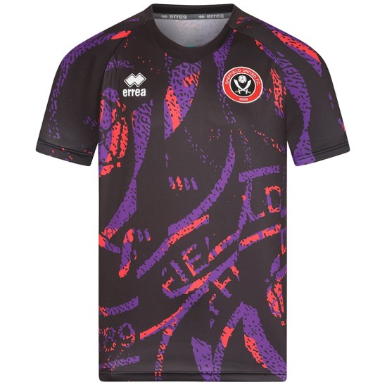 Maglia Riscaldamento Terza Uomo Sheffield United 2025/26 - Viola Scuro