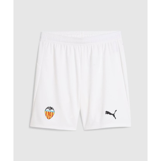 Pantaloncini Home Bianchi Valencia CF Uomo 2025/26 Pantaloncini Home Bianchi Valencia CF Uomo 2025/26