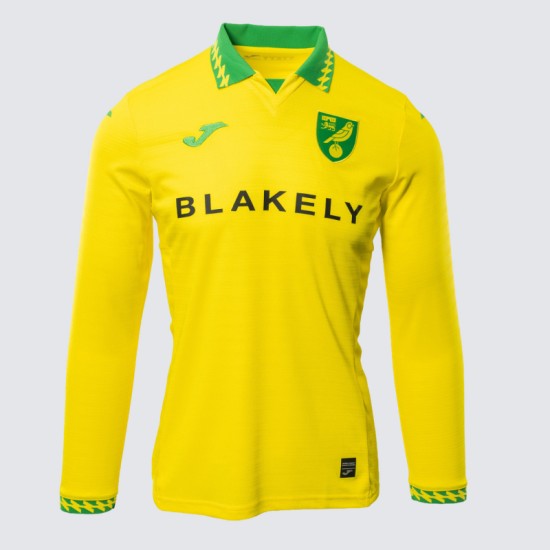 Maglia Casa Manica Lunga Bambino Norwich City 2025/26