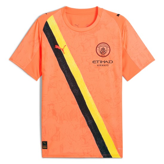 Maglia uomo Manchester City 2025/26 KidSuper - Arancione