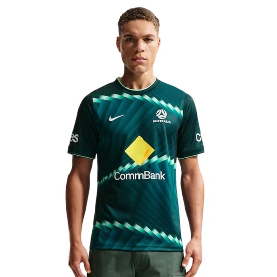 Maglia Australia Pre-Partita Coppa del Mondo 2026 Third Uomo Maglia Australia Pre-Partita Coppa del Mondo 2026 Third Uomo