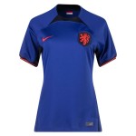 Donna Paesi Bassi Maglia Trasferta Coppa del Mondo 2022