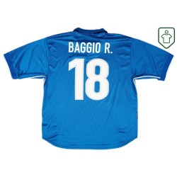 Maglia retrò Italia 1997/98 casa da uomo Baggio R. #18