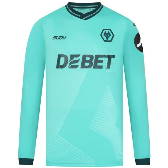 Uomo Maglia Manica Lunga Trasferta Wolverhampton Wanderers 2025/26
