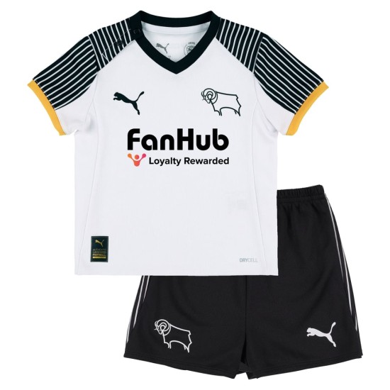 Kit casa Derby County 2025/26 bambino