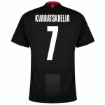 Maglia Trasferta Khvicha Kvaratskhelia #7 Georgia EURO 2024