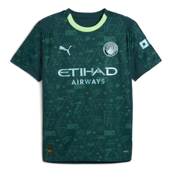 Bambino Manchester City 2025/26 Terza Maglia EA SPORTS FC