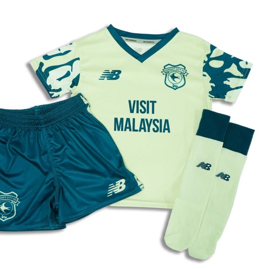 Kit trasferta Cardiff City 2025/26 bambino