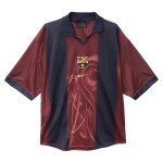 Maglia Uomo FC Barcelona X TRAVIS SCOTT Retro 2000/01 Home Scheletro