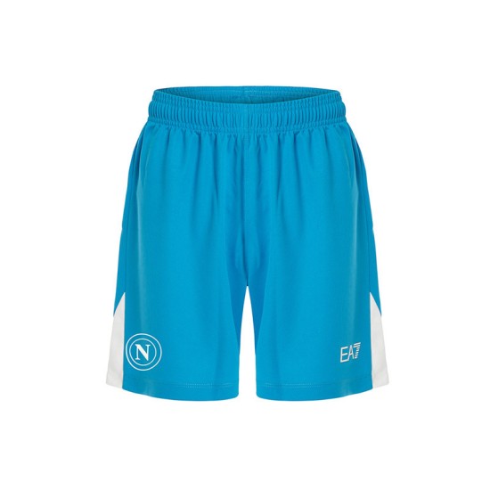 Pantaloncini Casa Napoli Uomo 2024/25 - Azzurro