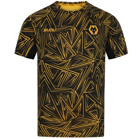 Uomo Wolverhampton Wanderers 2025/26 Maglia Pre Gara Casa
