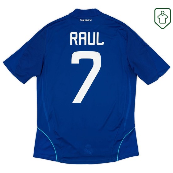 Uomo Maglia retro trasferta Real Madrid 2008/09 Raul #7