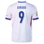 Maglia Trasferta Olivier Giroud #9 Francia EURO 2024