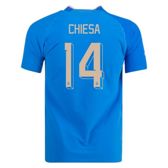 Federico Chiesa #14 Italia Maglia Casa Coppa del Mondo 2022