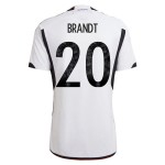 Julian Brandt #20 Germania Maglia Casa Coppa del Mondo 2022 Julian Brandt #20 Germania Maglia Casa Coppa del Mondo 2022