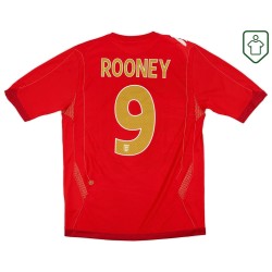 Maglia retrò Inghilterra 2006/08 trasferta da uomo Rooney #9