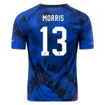 Jordan Morris #13 USMNT Maglia Trasferta Coppa del Mondo 2022