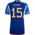 Yuya Osako #15 Giappone Maglia Casa Coppa del Mondo 2022